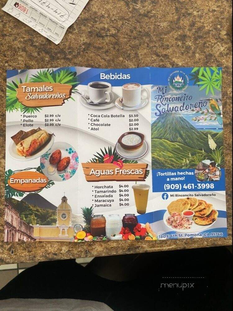 My Salvadoran Corner - Pomona, CA menu_pic