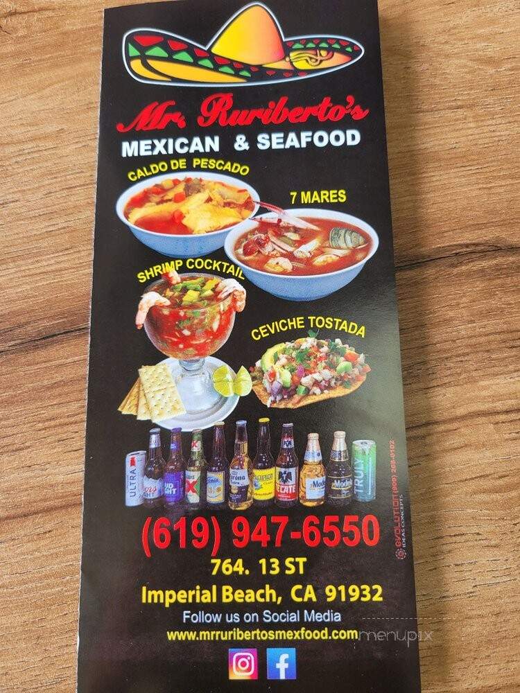 Mr Ruriberto's Mexican Food & Seafood - Imperial Beach, CA