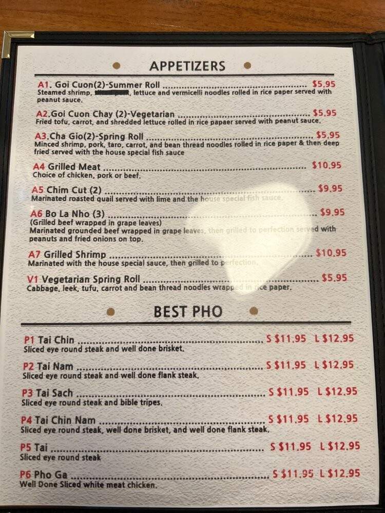 Best Pho 59 - Ellicott City, MD menu_pic