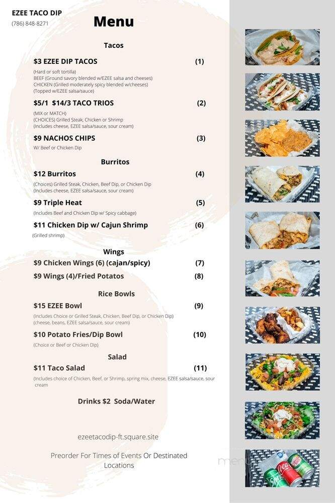 EZee Taco Dip - Miami, FL menu_pic