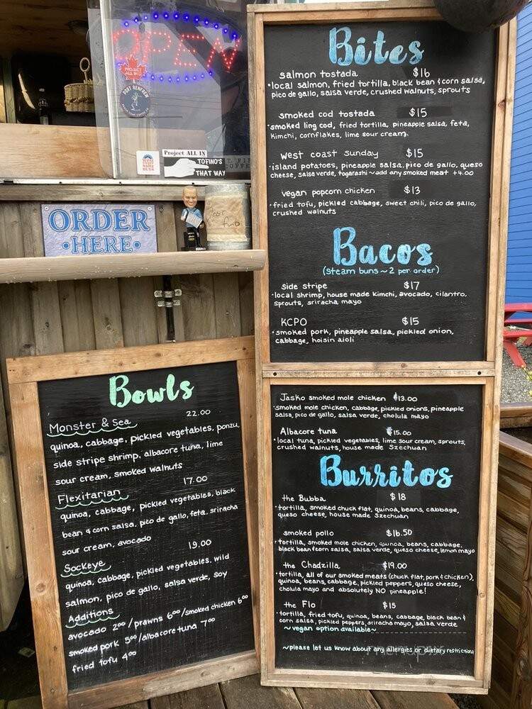 Westcoast Salty Buns - Ucluelet, BC menu_pic