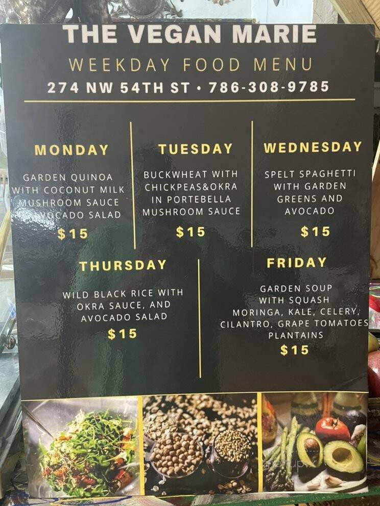 The Vegan Marie - Miami, FL menu_pic