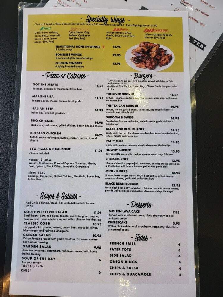 Tipsy Goat Bar & Grill - River Grove, IL menu_pic