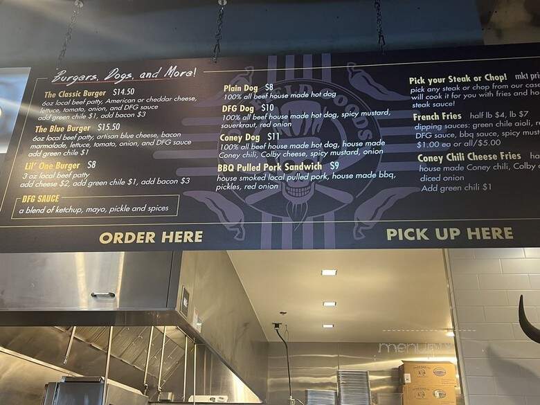Dr Field Goods - Albuquerque, NM menu_pic