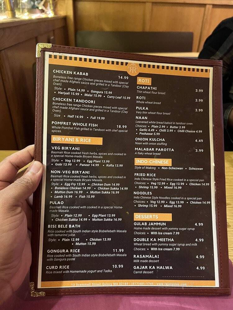 Raja Rani - Quincy, MA