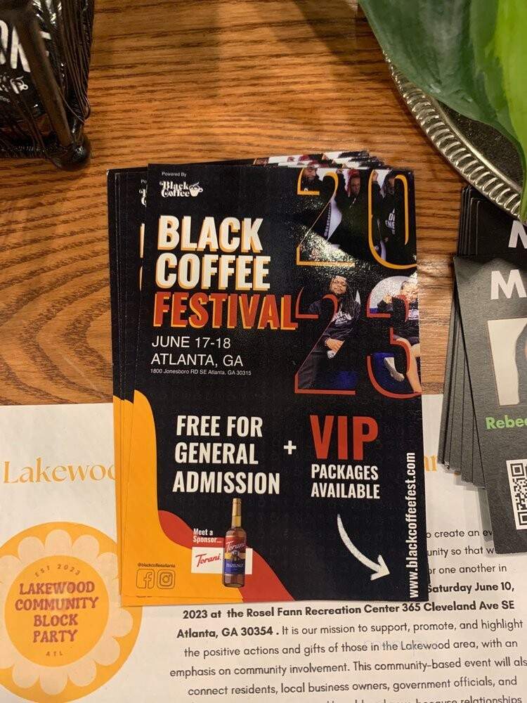 The Black Coffee Company - Atlanta, GA menu_pic
