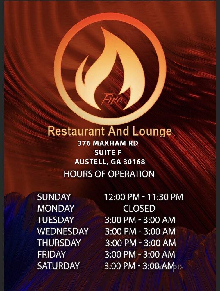 Fire Restaurant and Lounge - Austell, GA