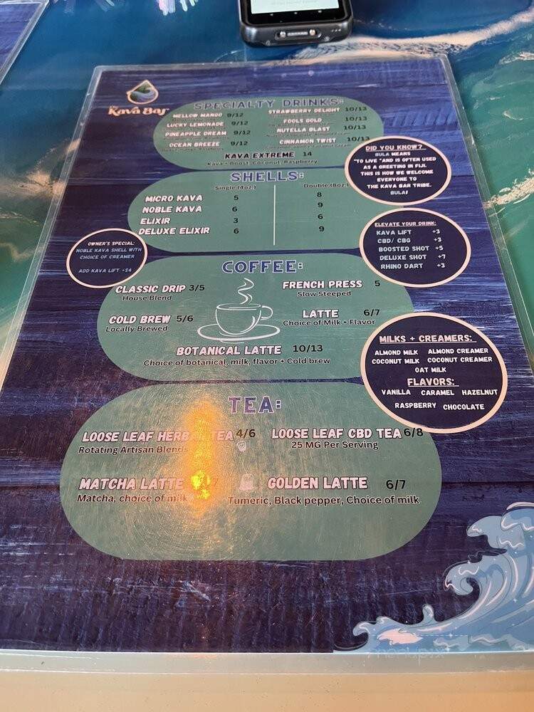 Kava Culture Kava Bar - Denton, TX menu_pic