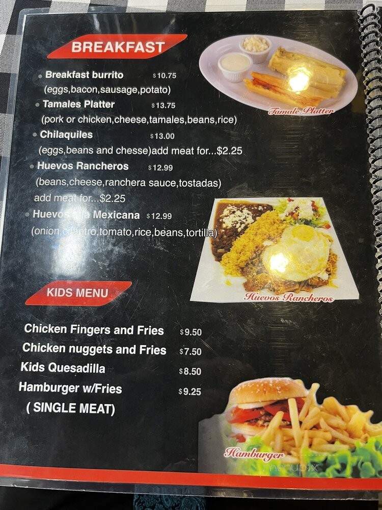 Cali Mex - Tarzana, CA menu_pic