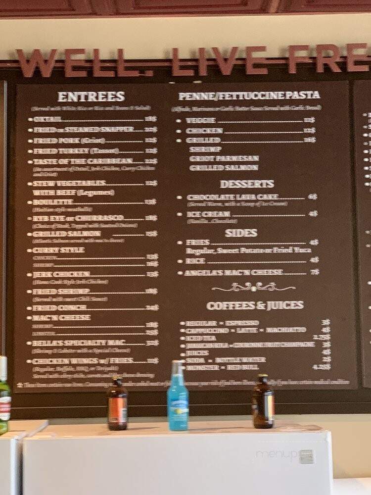 Bella's Latin & Caribbean Bistro - Miami Gardens, FL menu_pic