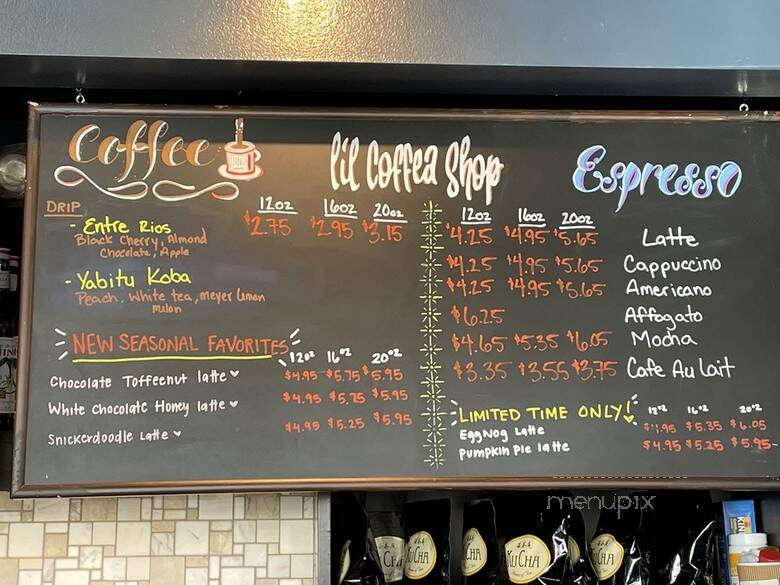 Lil Coffea Shop - Denver, CO menu_pic