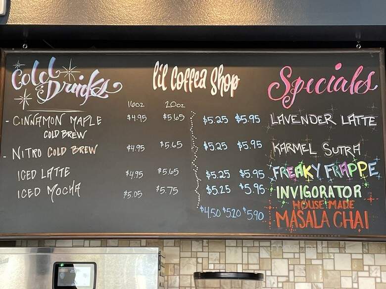Lil Coffea Shop - Denver, CO menu_pic