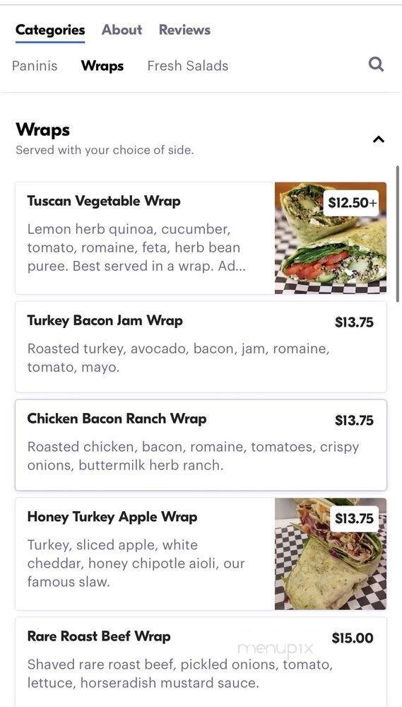 Feast - Mount Dora, FL menu_pic