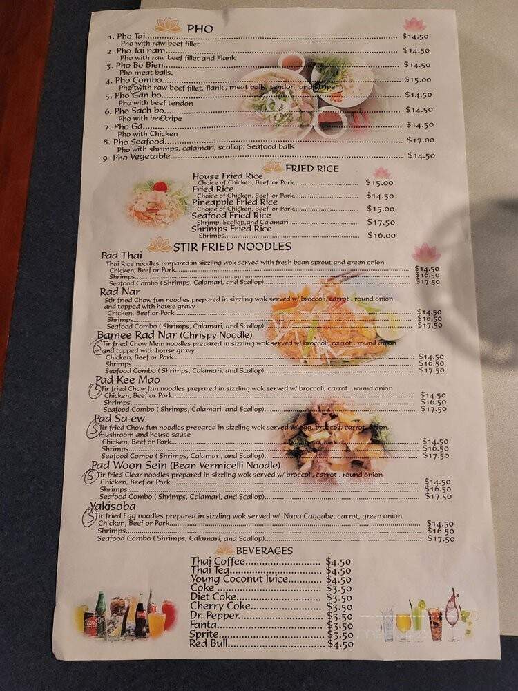 Pho Lotus - Anchorage, AK menu_pic