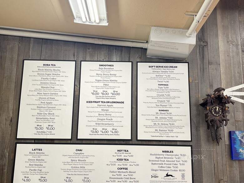 Chesser Roe Truly Remarkable Teas - White Salmon, WA menu_pic