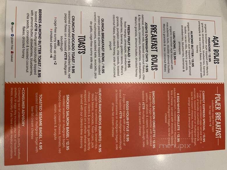 Carrot Express - Miami, FL menu_pic
