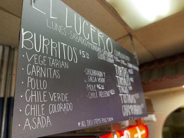 El Lucero Market - Lodi, CA menu_pic
