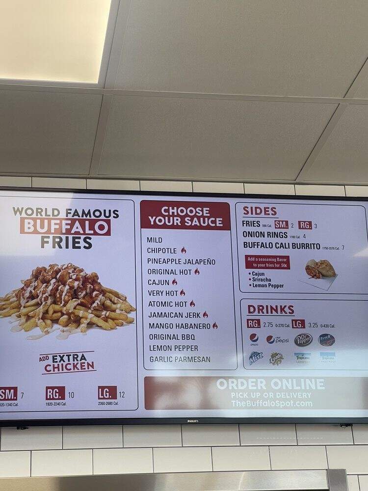 The Buffalo Spot - Victorville, CA menu_pic