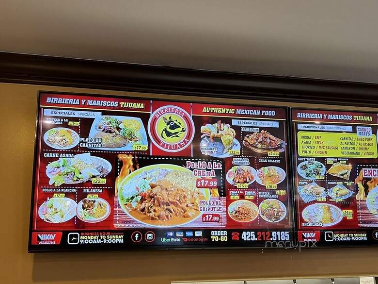 Birrieria Tijuana - Federal Way, WA menu_pic