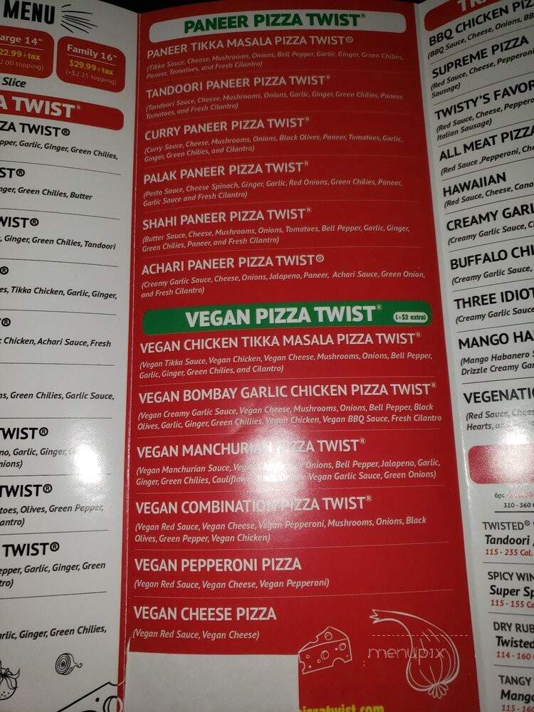 Pizza Twist - Hercules, CA menu_pic