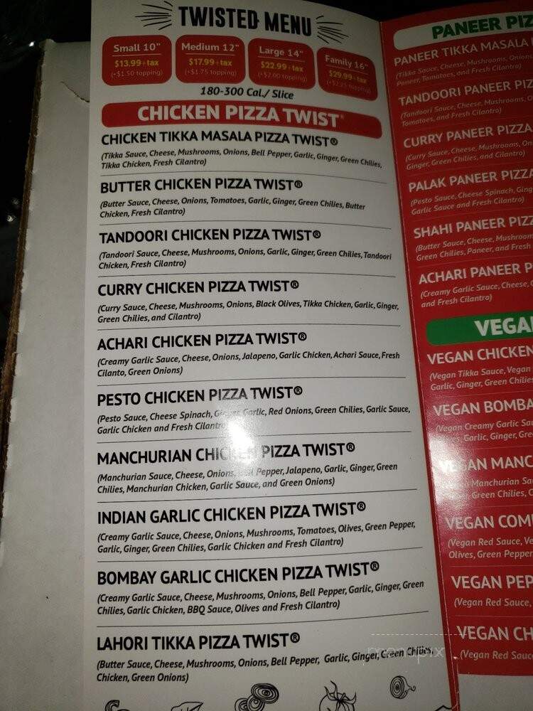 Pizza Twist - Hercules, CA menu_pic