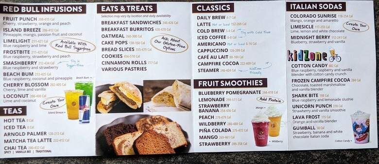 Ziggi's Coffee - Chandler, AZ menu_pic