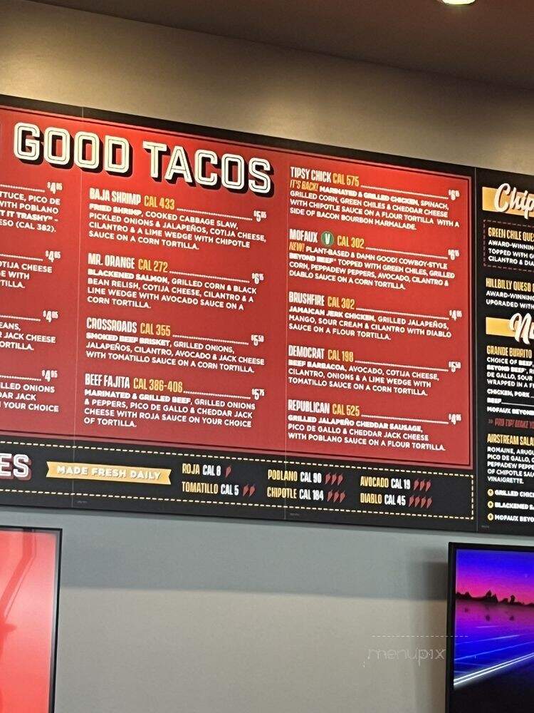 Torchy's Tacos - Austin, TX menu_pic