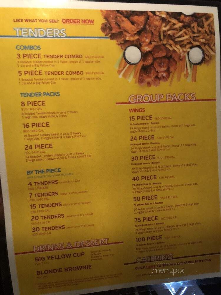 Wing Boss - Addison, TX menu_pic