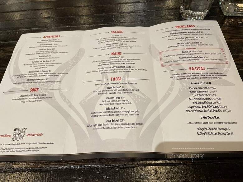 Jackalope Tex Mex & Cantina - Seattle, WA menu_pic