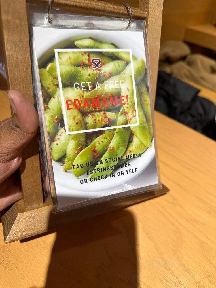 Strings Ramen Shop - Aurora, IL menu_pic