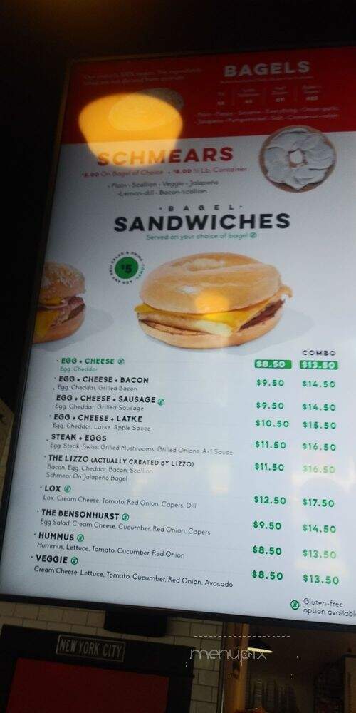 Ben & Esthers - Portland, OR menu_pic