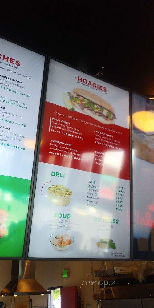 Ben & Esthers - Portland, OR menu_pic