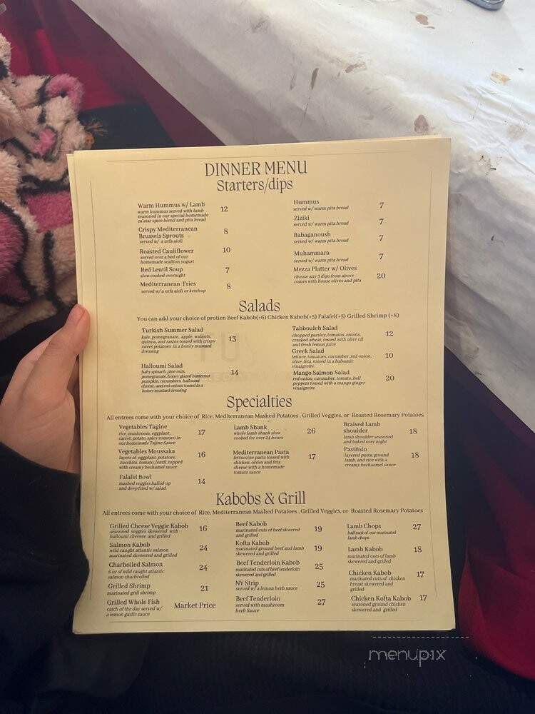Fusion Mediterranean Grill & Bar - Dallas, TX menu_pic