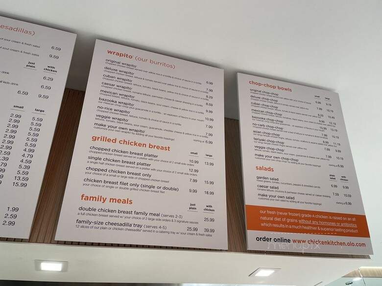 Chicken Kitchen - Fort Lauderdale, FL menu_pic