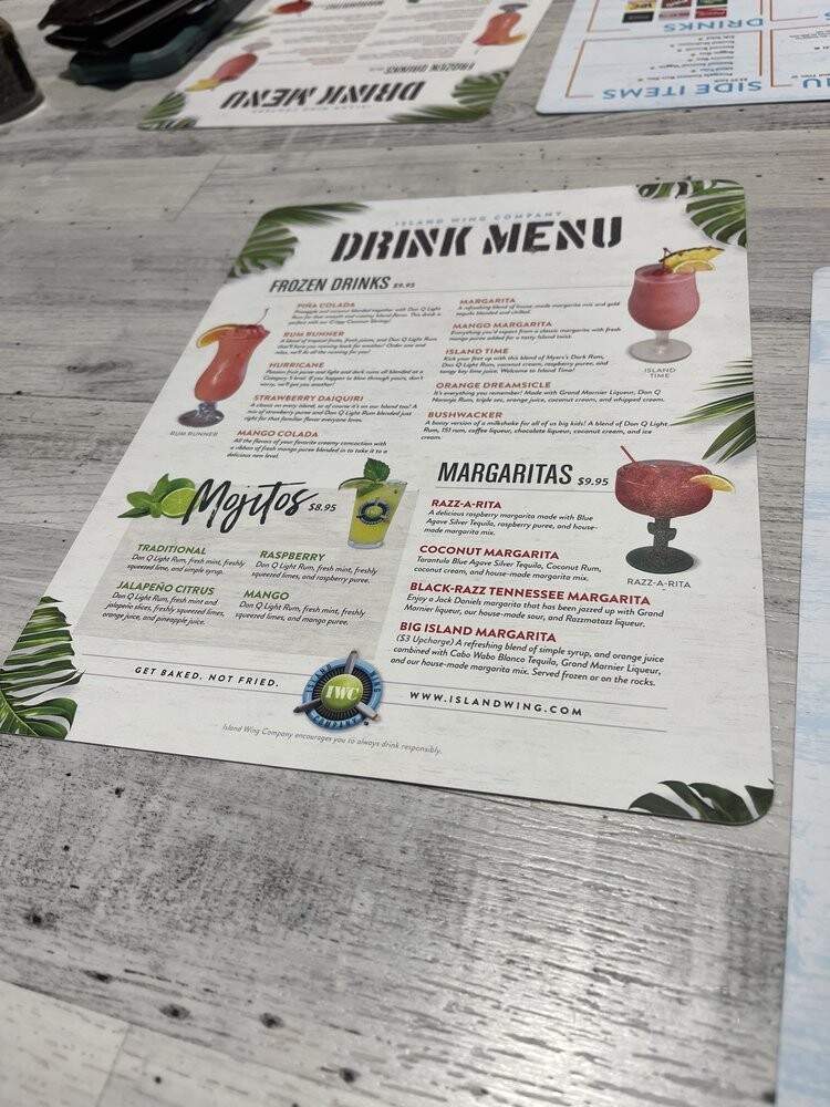 Island Wing Company - Kissimmee, FL menu_pic