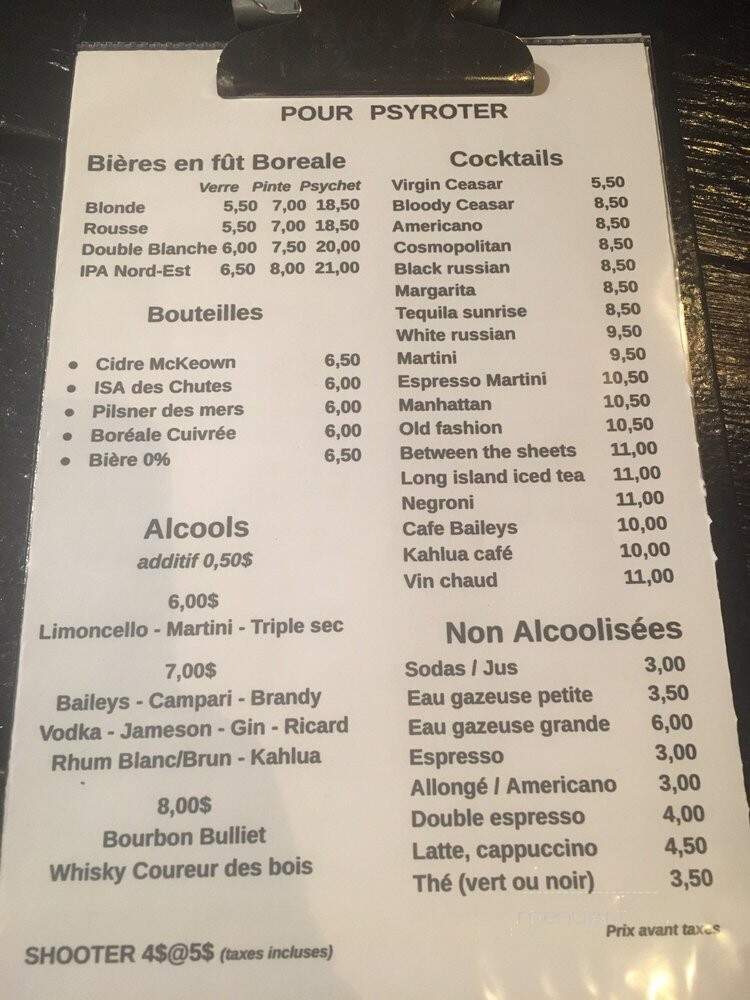 Le Psy Bar - Montreal, QC