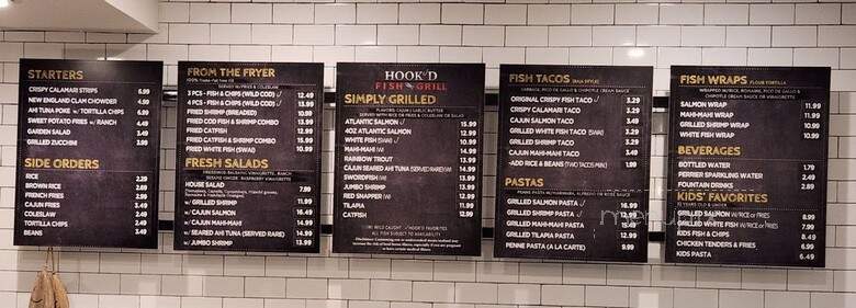 Hook'd Fish Grill - Chatsworth, CA menu_pic