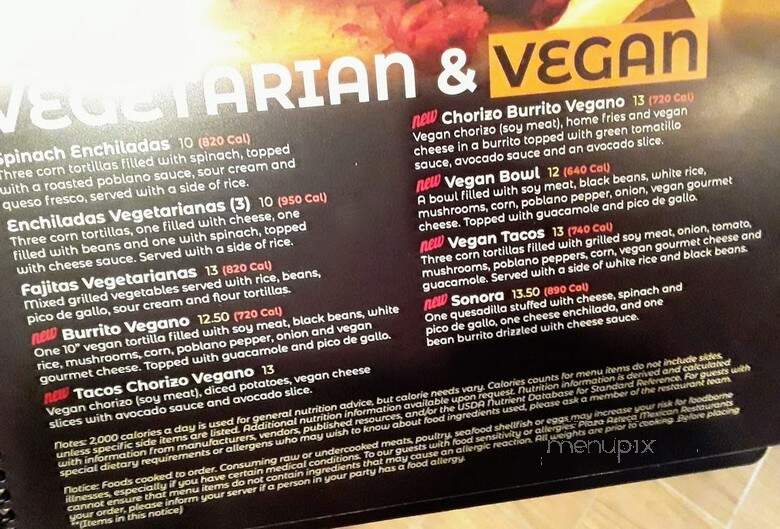 Plaza Azteca - Reading, PA menu_pic