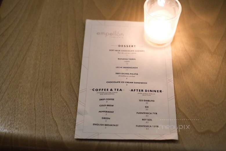 Empellon Taqueria - New York, NY menu_pic