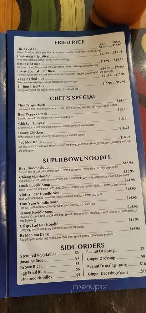 Malakor Thai Express - Loxahatchee, FL menu_pic