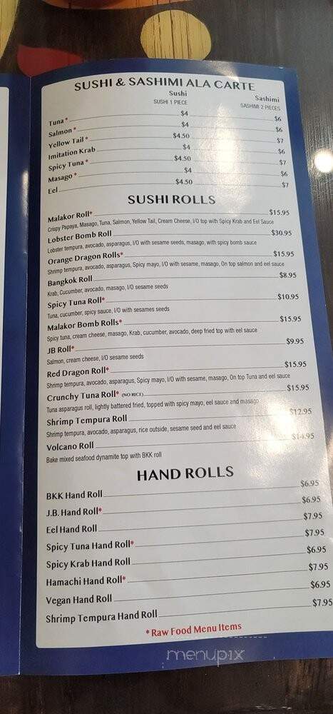 Malakor Thai Express - Loxahatchee, FL menu_pic