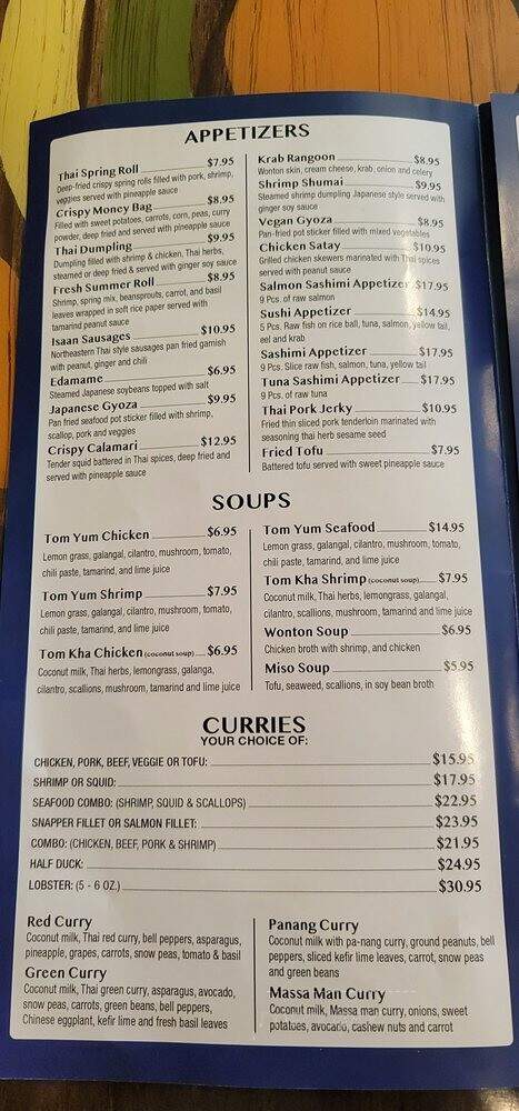 Malakor Thai Express - Loxahatchee, FL menu_pic