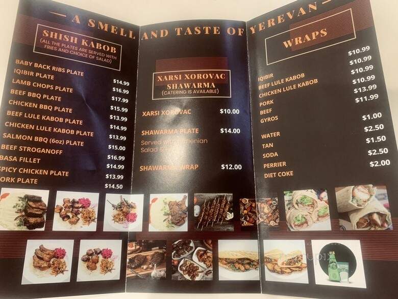 Tava House - Glendale, CA menu_pic