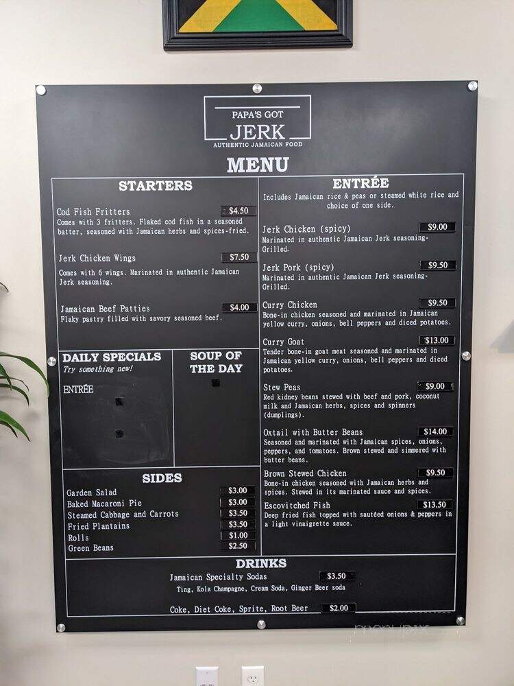 Papa's Got Jerk - St. George, UT menu_pic