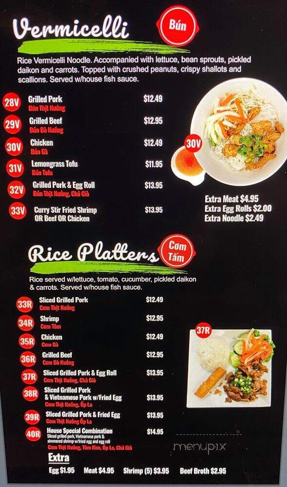 Vietopia Bistro - Farmington, UT menu_pic
