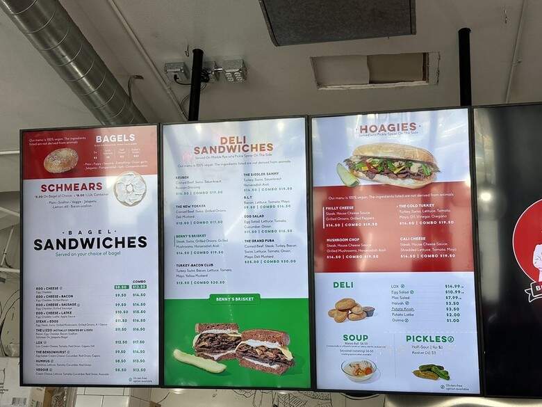 Ben & Esther's Vegan Jewish Deli - San Diego, CA menu_pic