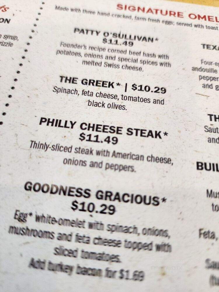Eggs Up Grill - Norfolk, VA menu_pic