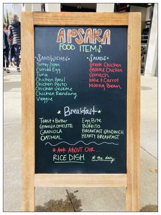 Apsara Coffee - San Marino, CA menu_pic