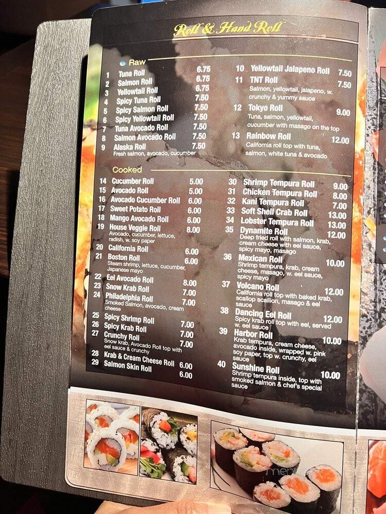 Asahi Hibachi & Sushi - Kissimmee, FL menu_pic