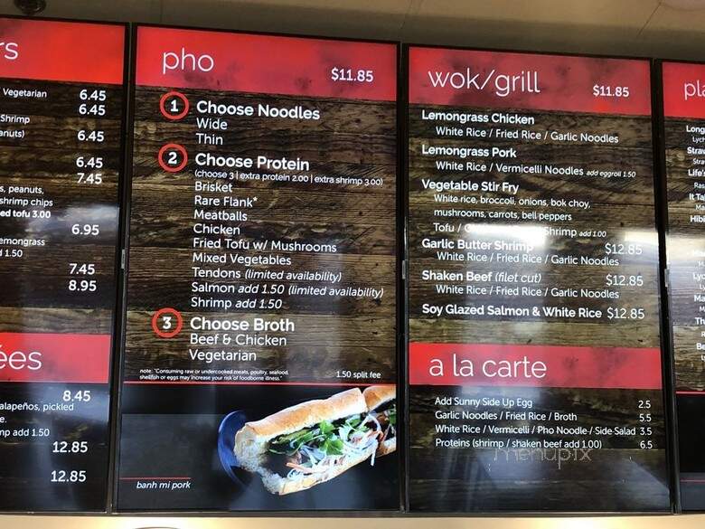 123 Pho - Los Angeles, CA menu_pic